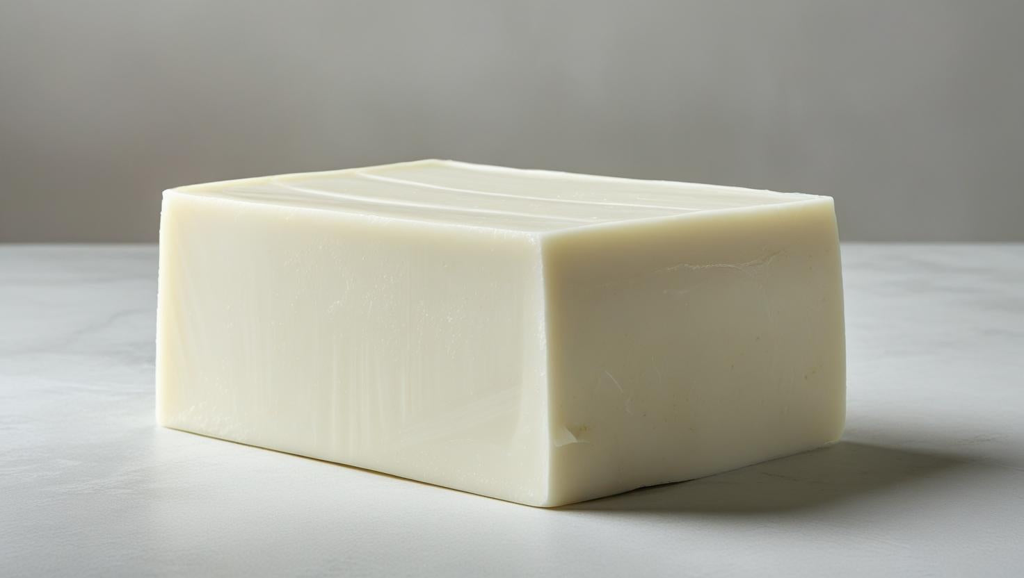White Beef tallow in solid form