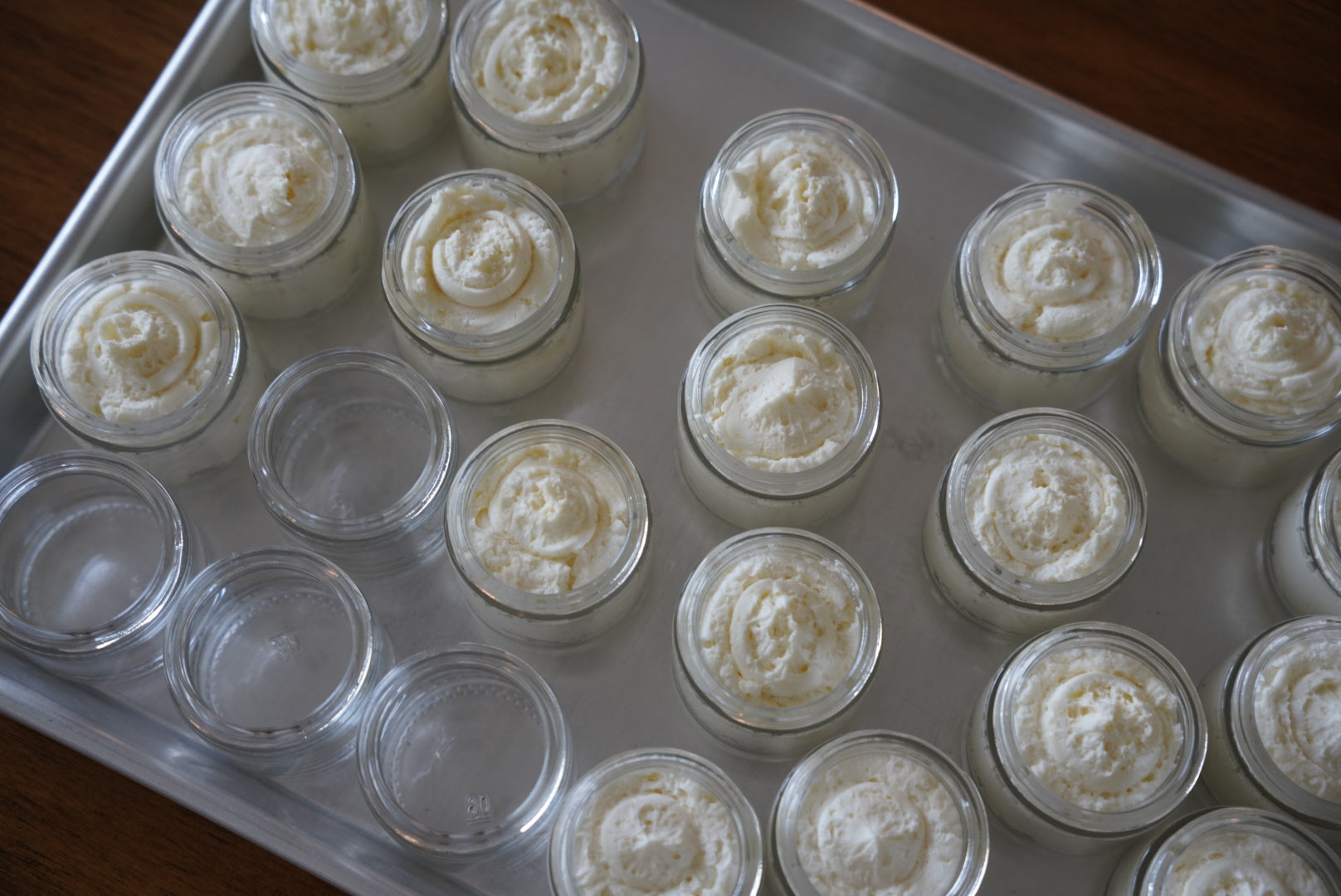 Jars of grass-fed beef tallow